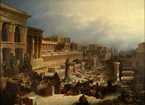 Pyramid Gallery: The Departure of the Israelites, 1829 Creator: David Roberts