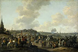 The departure of King Charles II of England from Scheveningen, 2 June 1660, 1683. Artist: Meijer, Hendrick de (1620-1689 / 98)