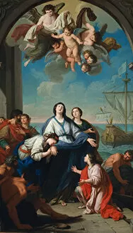 The Departure of Saints Paula and Eustochium for the Holy Land. Creator: Giuseppe Bottani
