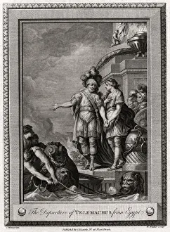 Telemachus Prints: The Departure of Telemachus from Egypt, 1775. Artist: W Walker