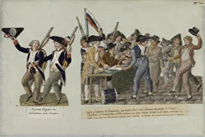 The departure of the volunteers for the revolutionary armies, c. 1793