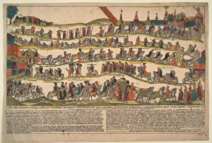 Depiction of the procession to Moscow of the Turkish Ambassador to the Imperial Court