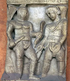 Gladiator Prints: Depiction of Roman gladiators
