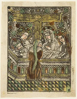 Block Book Prints: The Deposition, 1460-65. Creator: Unknown