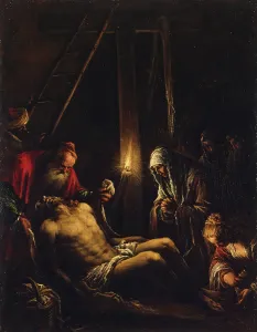 Sadness Prints: The Deposition, 1550. Creator: Jacopo Bassano il vecchio