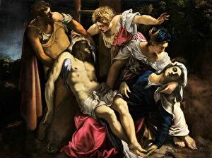 Deposition Of The Cross Gallery: The Deposition, ca 1562. Creator: Tintoretto, Jacopo (1518-1594)