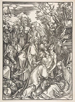 Mourner Collection: The Deposition of Christ, from The Large Passion. n. d. Creator: Albrecht Durer