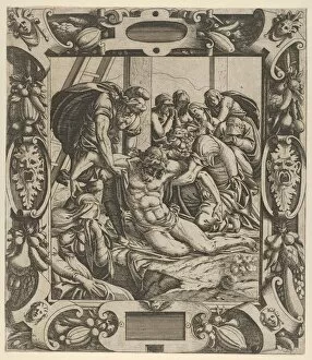 Deposition of the Cross, ca. 1544. Creator: Jean Mignon