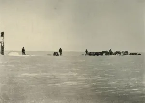 Shackleton Prints: Depot A, Laid Out In The Spring, 1908, (1909)