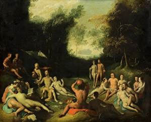 Cornelis Van Haarlem Prints: The Depravity of Mankind before the Flood. Creator: Cornelis Cornelisz van Haarlem (after)