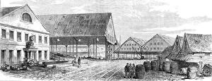 Stores Prints: Deptford Dockyard, 1869. Creator: Unknown