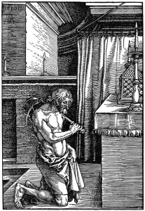 Der Bussende, 1510, (1936). Artist: Albrecht Durer