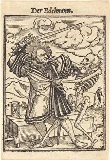 Halloween Prints: Der Edelmann. Creator: Hans Holbein the Younger