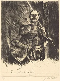 Der Fahnentrager (The Standard Bearer), 1920. Creator: Lovis Corinth