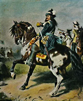 Friedrich Wilhelm Prints: Der Grosze Kurfurst 1620-1688. - Gemalde von Camphausen, 1934