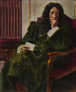 Maths Prints: Der Philosoph Leibniz 1646-1716. - Gemalde von C. Meyer, 1934
