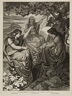 Der Ring des Nibelungen. The Twilight of the Gods, End of 1870s-Early 1880s. Creator: Brend'amour, Richard (1831-1915)