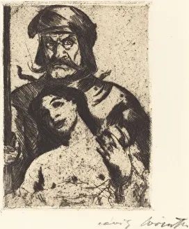 Corinth Lovis Prints: Der Ritter (The Knight), 1914. Creator: Lovis Corinth