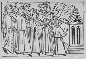 Choir Collection: Der Spiegel des Menschlichen lebens, July 23, 1479. Creator: Unknown