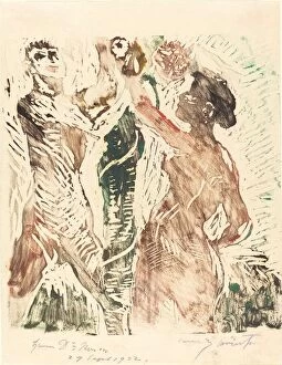 Monotype Gallery: Der südenfall (The Fall of Man), 1919. Creator: Lovis Corinth