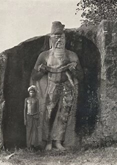Buddhism Collection: Der Tradition nach, Statue Parakrama Bahus I. des Grossen (1164-1197 n. Chr.), Pollonnaruwa, 192