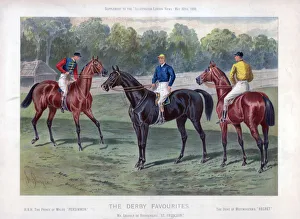 Livery Prints: The Derby Favourites, 30 May 1896. Artist: John Sturgess