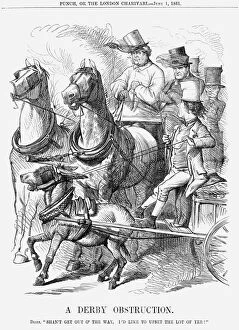 Blinkers Gallery: A Derby Obstruction, 1861