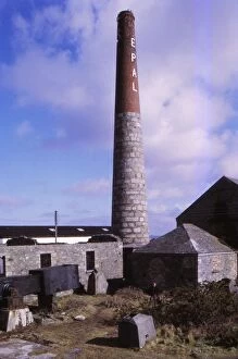 Facade Gallery: Derelict Tin Mine, Cambourne, Cornwall, 20th century. Artist: CM Dixon