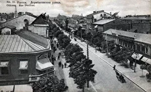 Deribasovskaya Street, Odessa, Russia, mid 19th century
