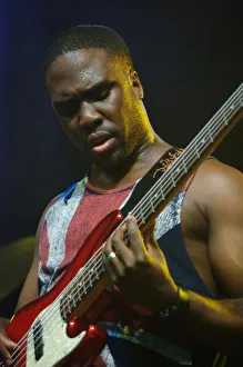 Derrick Hodge, Love Supreme Jazz Festival, Glynde Place, East Sussex, 2014. Artist: Brian O Connor