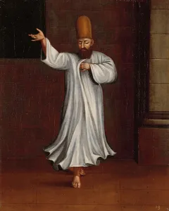 Hand Gestures Prints: Dervish, 1700-1737. Creator: Workshop of Jean Baptiste Vanmour