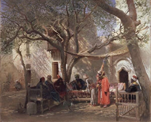 Images Dated 4th September 2014: Dervishes in Cairo. Artist: Makovsky, Konstantin Yegorovich (1839-1915)