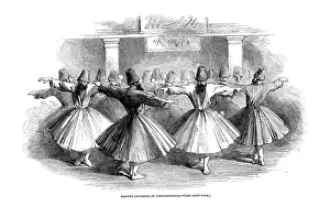 Dervishes, Constantinople, Turkey, 1853