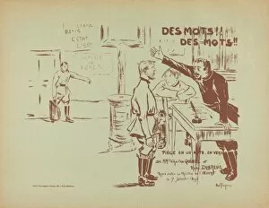 Des Mots! Des Mots!, 1896. Creator: Louis Abel-Truchet