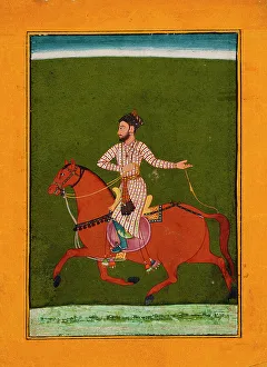 Horsemanship Prints: Desakh Raga, Folio from a Ragamala (Garland of Melodies)