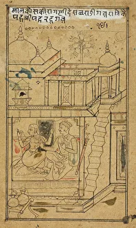 Intimacy Prints: Desavari Ragini, Folio from a Ragamala (Garland of Melodies), c1675. Creator: Unknown