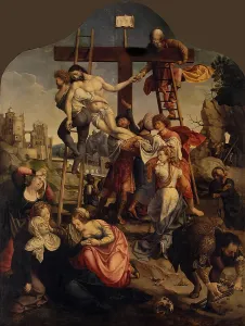 Ladder Prints: Descent from the Cross, 1520. Creator: Jan Gossaert