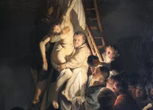 Sadness Gallery: Descent from the Cross, 1634. Artist: Rembrandt Harmensz van Rijn