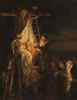 Rembrandt Harmenszoon Van Rijn Gallery: The Descent from the Cross, 1650 / 1652. Creators: Rembrandt Workshop