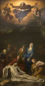 The Descent from the Cross, 1760s. Artist: Mengs, Anton Raphael (1728-1779) The Descent from the Cross, 1760s. Artist: Mengs, Anton Raphael (1728-1779)