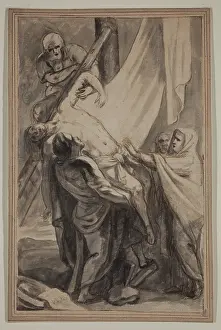 Barechested Prints: Descent from the Cross, 17th century. Creator: Unknown