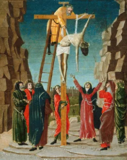 Distress Prints: The Descent from the Cross, c. 1485. Creator: Bernardino Butinone