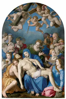 Bronzino Collection: The Descent from the Cross, c. 1544