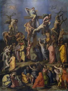 The Descent from the Cross, c. 1560. Artist: Allori, Alessandro (1535-1607) The Descent from the Cross, c. 1560. Artist: Allori, Alessandro (1535-1607)