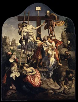 Jan Mabuse Prints: The Descent from the Cross, c1520. Artist: Jan Gossaert