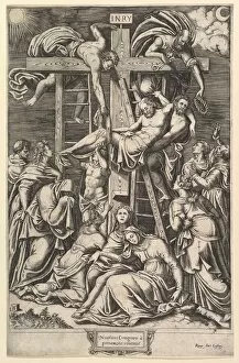 Antonio Collection: The Descent from the Cross. Creator: Master of the Die