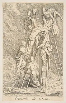 Jacques Gabriel Prints: Descent from the Cross. n. d. Creators: Claude Gillot, Jacques Gabriel Huquier