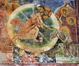 Salvation Prints: The Descent into Hell, 12th century. Creator: Byzantine Master ()
