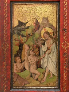 Salvation Prints: Descent to Hell, 16th century. Creator: Anon