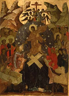 Russian Icon Painting Gallery: The Descent into Hell, Second Half of 14th century
